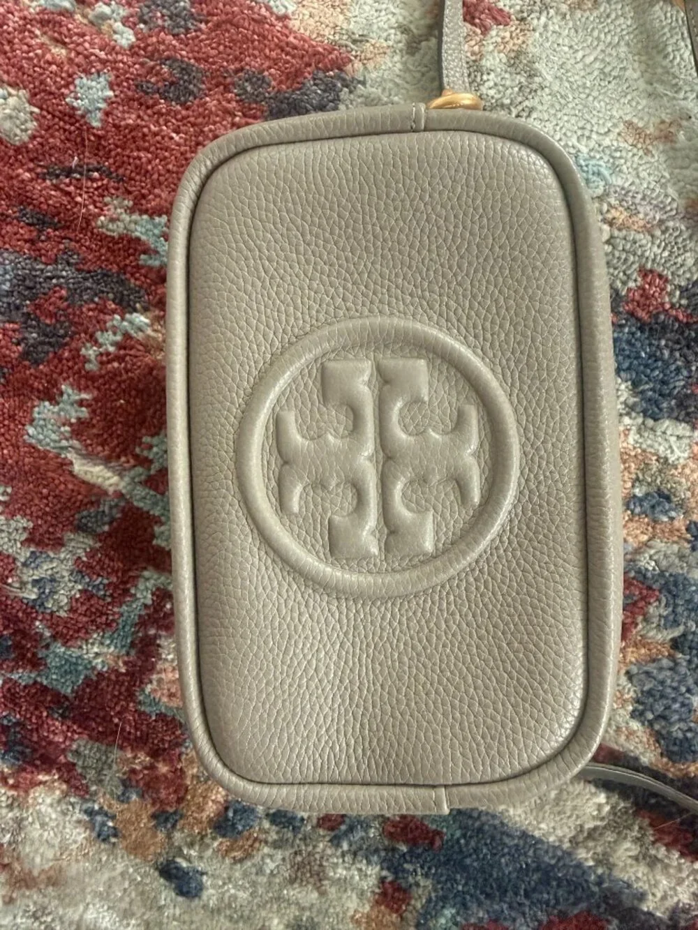 Tory Burch Perry Bombe Mini Bag - Bay Gray